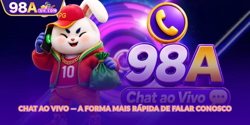 o chat ao vivo é a maneira mais ágil de obter ajuda sempre que precisar